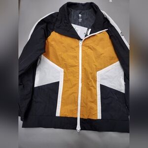 Under Armour Black, White, and Yellow Windbreaker